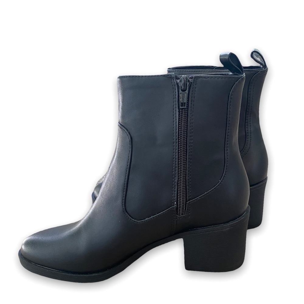 H&M black heeled booties size 8